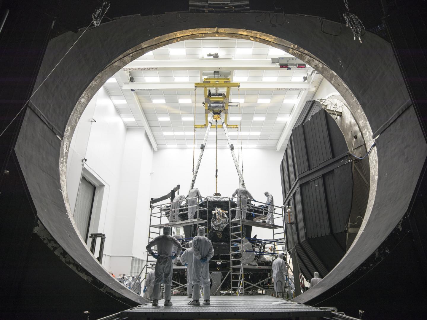 NASA’s Apollo-era test chamber now James Webb Space Telescope ready