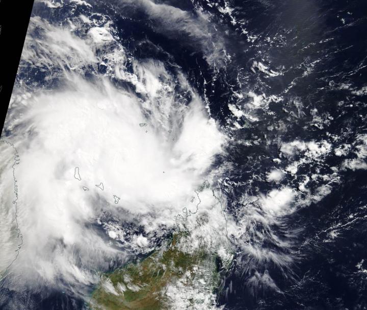 NASA examines Tropical Cyclone in infrared light