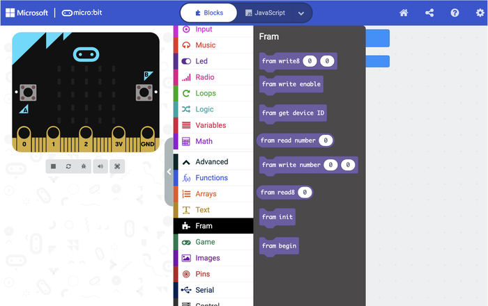 Battery-free MakeCode