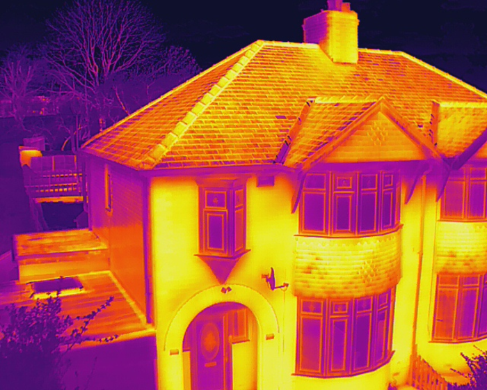 Heat loss from a house