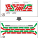 Schematic of lane-like patterns forming