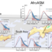 Spatial distribution of unconstrained and constrained changes in rainfall and runoff