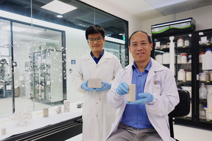 NTU Singapore scientists create renewable biocement made entirely from waste materials