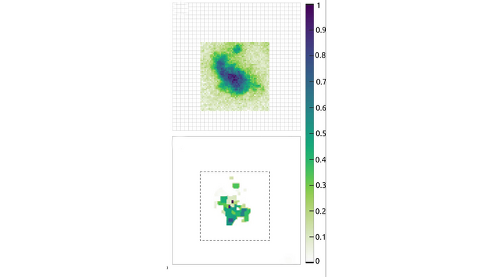 Multimode fiber output (3d) compared to the traditional raster scan imaging (3b) used in microendoscopy