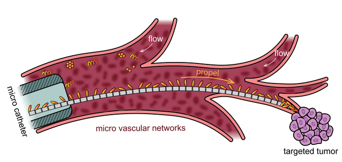 Artificial microtubules enable accurate delivery of microcargoes, even against a current