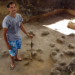 Dr. Michael Carson at Sanhalom, Tinian, excavation