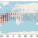 Map of Equatorial Plasma Bubble (EPB) events across the Earth