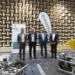 KIT and Schaeffler boost mobility research with a strategic partnership: Uwe Wagner, Chief Technology Officer, Schaeffler AG; Professor Holger Hanselka, President of KIT; Matthias Zink, CEO Automotive Technologies, Schaeffler AG; Professor Thomas Hirth, Vice President for Innovation and International Affairs at KIT