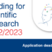 Grants Programme for Scientific Research 2022/2023