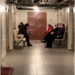 Patients waiting in basement at Clinical Hospital “Feofaniya” in Kyiv.