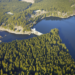 Rappbode reservoir in the Harz region (Germany)