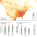 Distribution and chemical composition of fine particulate air pollution in North America