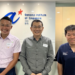 Associate Prof Melvin L. K. Chua, Prof Liu Jian Jun, and Associate Prof Thomas Loh Kwok Seng