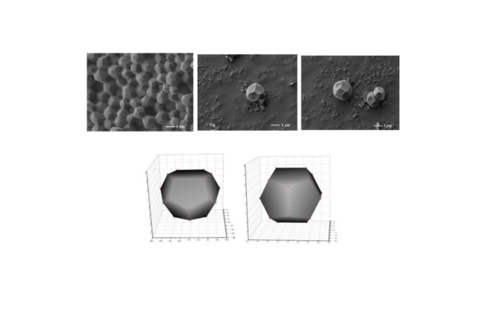 Polymerization-induced phase separation-based synthesis of Weaire-Phelan structures.