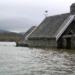 Flooded lake house, Keswick, Cumbria, UK