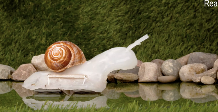 Self-healing Softbotic Snail