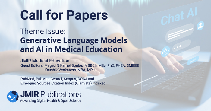 JMIR Medical Education Theme Issue Call for Papers