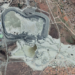 Post-failure satellite image of the Jagersfontein dam