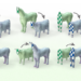 This image shows how the algorithm the researchers' developed can align two shapes by mapping the volume of one shape, in this case a horse, onto another shape, a cow.