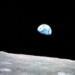 Earth seen from the moon