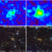 X-ray and optical images of galaxy clusters observed by eROSITA telescope launched in 2019.