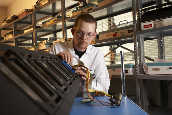 Compunetics technician at work