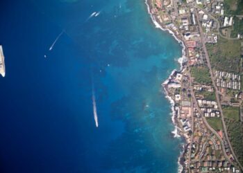Aerial image of Kailua-Kona, Hawai'i