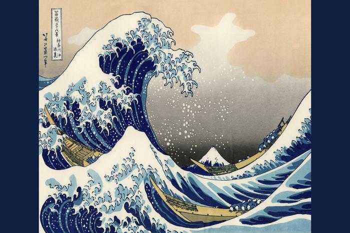 Hokusai’s woodblock print “The Great Wave off Kanagawa,”