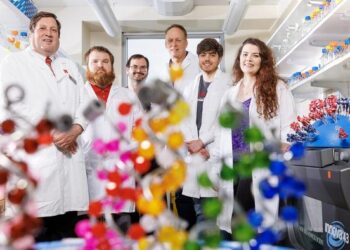 Swine flu vaccine research team