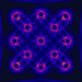 Current-carrying particles in a mesoscopic vortex lattice in a small mesoscopic superconductor