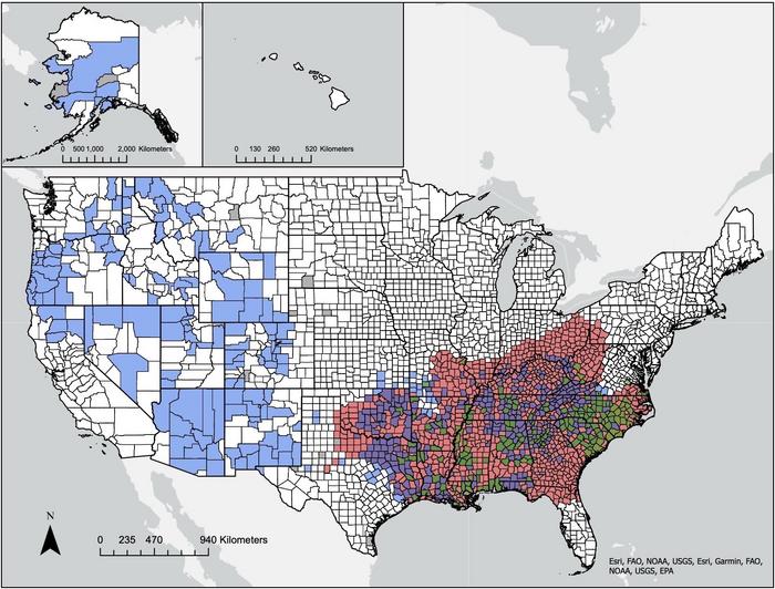 Hot Spot Analysis 1999 to 2005