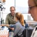 Scientists Theodore Roth and Franziska Blaeschke at Gladstone Institutes.