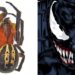 Venomius tomhardyi pictured next to an illustration of Tom Hardy's Venom character.