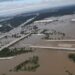 Flooding from hurricane in Texas, USA