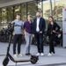 The project SURF team (from left): Martin Schachner, Desiree Kofler, project leader Christoph Leo and research team leader Corina Klug from the Vehicle Safety Institute at TU Graz