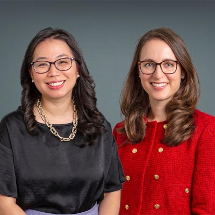 The first two Sala Elbaum Scholars are Carol Duh-Leong, MD, and Kirsty Hillier, MD.