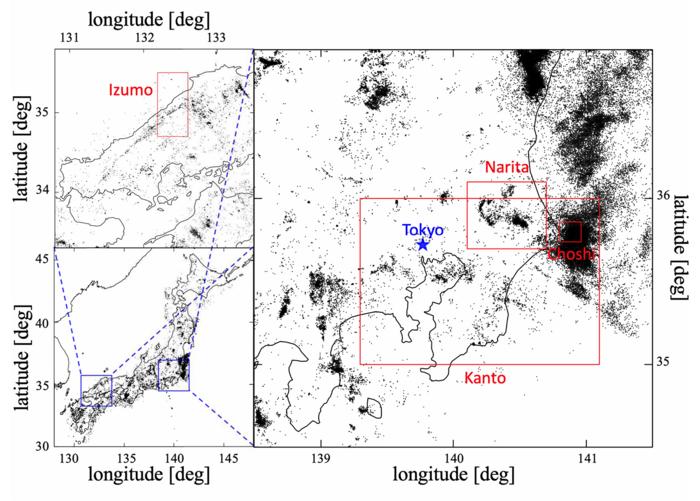 Earthquake map