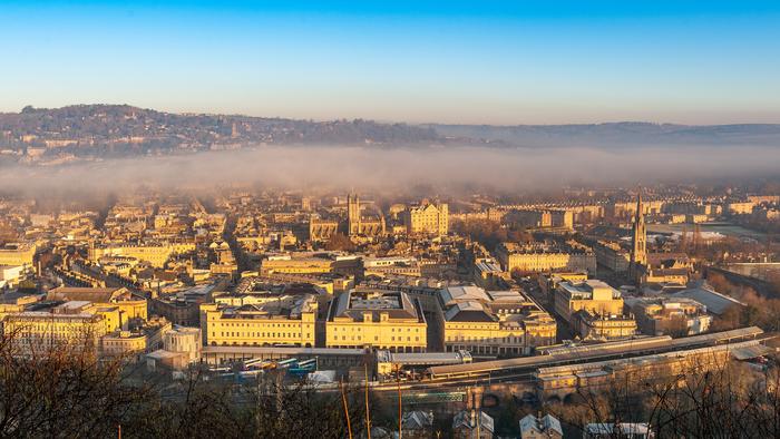 Bath city skyline