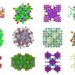 Grid of Crystal Structures from Materials Project