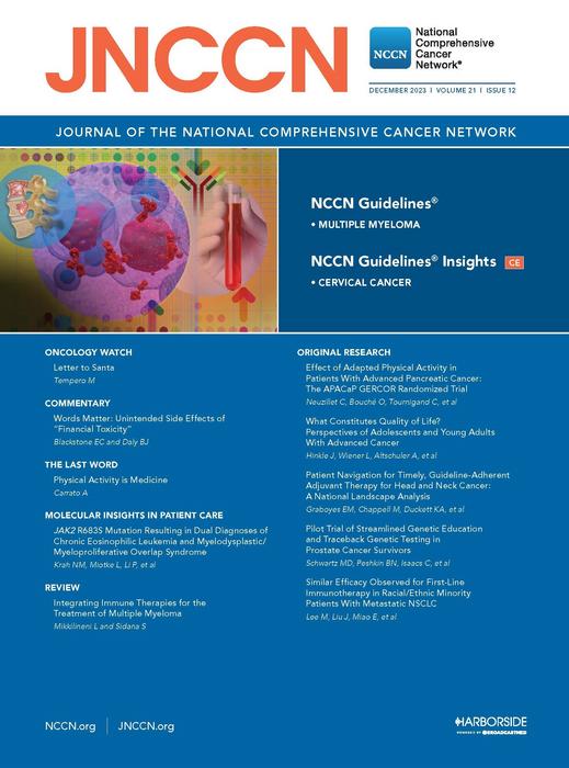 JNCCN Dec 2023 Cover