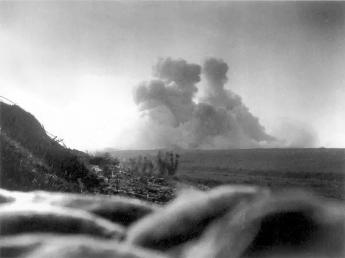 The explosion which created the Hawthorn Crater