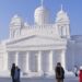 A church of snow, Harbin International Ice and Snow Sculpture Festival