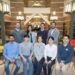 Top row, left to right: Professors Simon Rogers, Ying Diao, Charles Sing, and Damien Guironnet. Bottom row, left to right: Yash Kamble, Sanghyun Jeon, Jiachun Shi, Haisu Kang, and Tianyuan Pan. Not pictured: Matthew Wade and Bijal Patel.