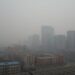 Air pollution in Beijing, China.