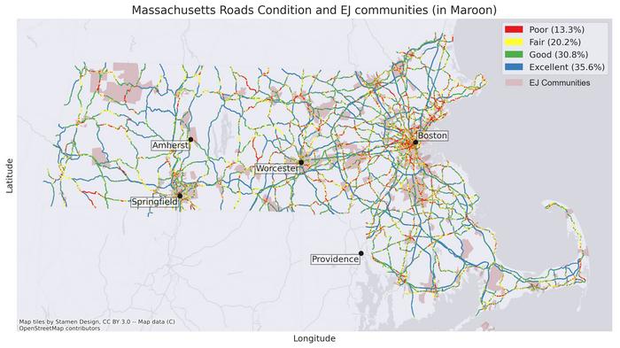 Map of massachusetts