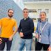 The main authors of the study, Ignacio Campillo-Marcos, Manel Esteller and Marta Casado-Pelaez, researchers at the Josep Carreras Leukaemia Research Institute.