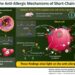 Metabolites from gut bacteria and their role in modulating allergic reactions.