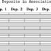 The gray area in each row represents the respective user's association set.