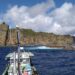 View of the Ogasawara Islands from the research vessel