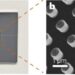 Photo of metallic-glass nanotubes